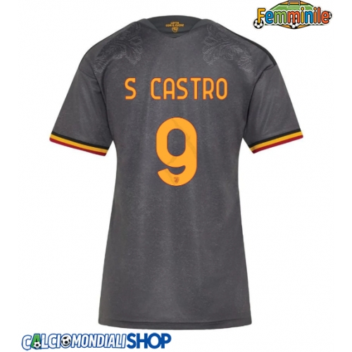 Maglie da calcio AS Roma Santiago Castro #9 Terza Maglia Femminile 2026-27 Manica Corta
